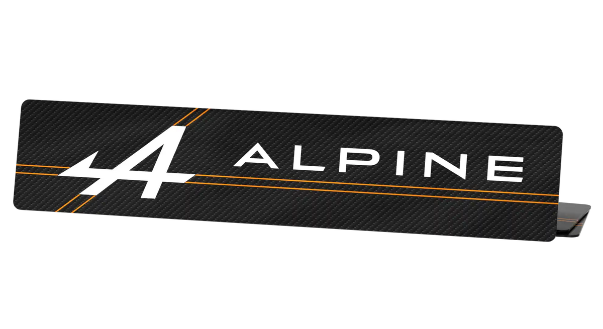 Cache Plaque Alpine Orange
