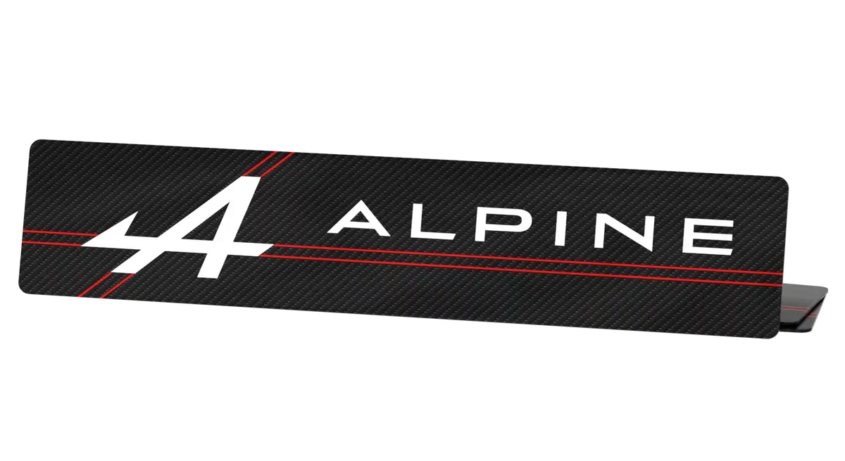 Cache Plaque Alpine Rouge