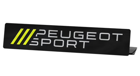 Cache plaque Peugeot Sport (Réf #11)