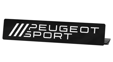 Cache plaque Peugeot Sport (Réf #12)