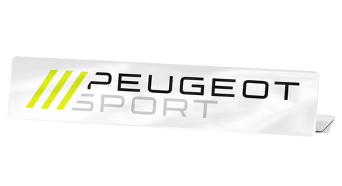 Cache plaque Peugeot Sport (Réf #10)