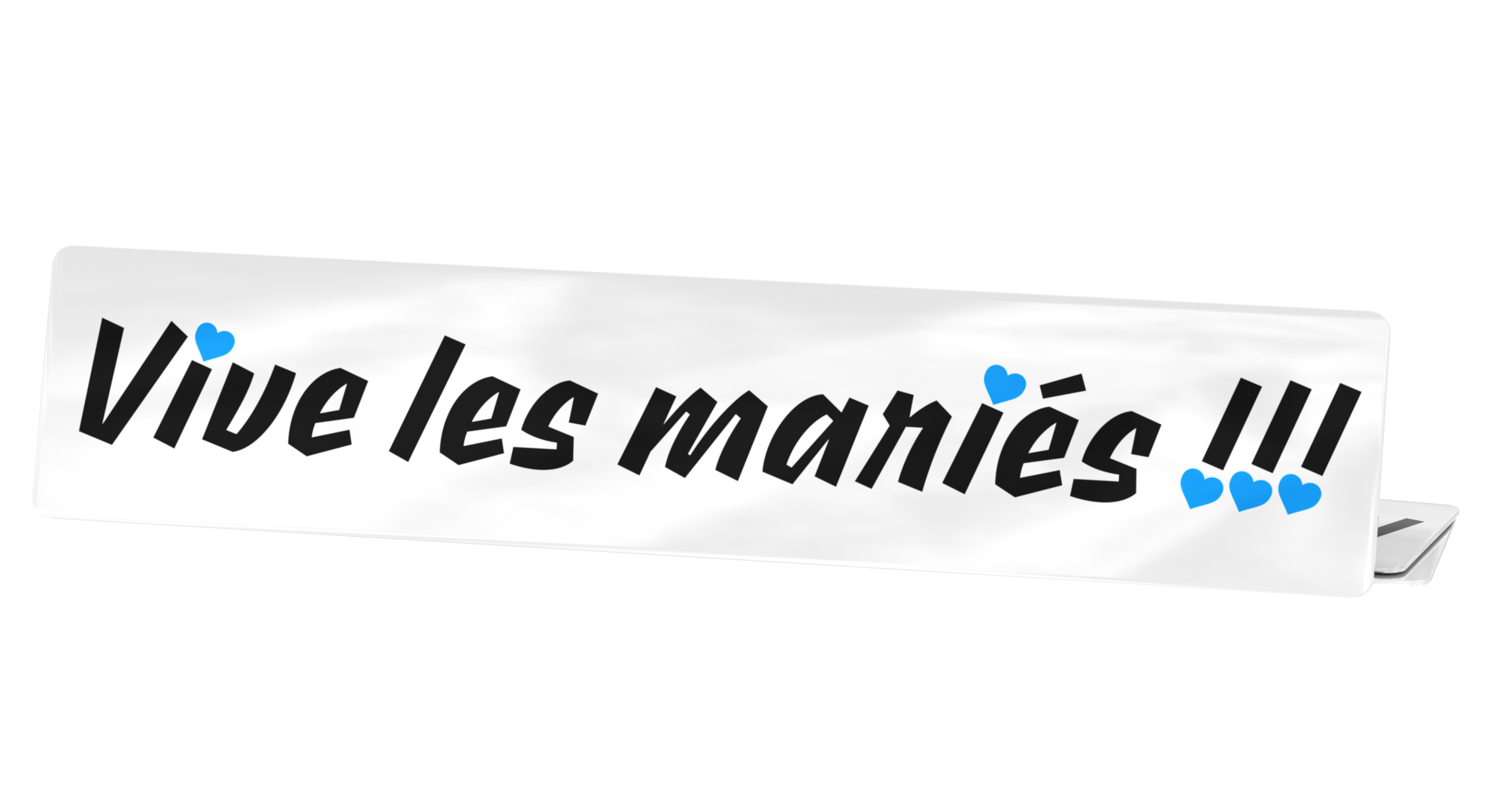 pmtcreation Cache Plaque Vive les mariés #03