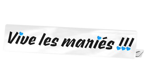 pmtcreation Cache Plaque Vive les mariés #03