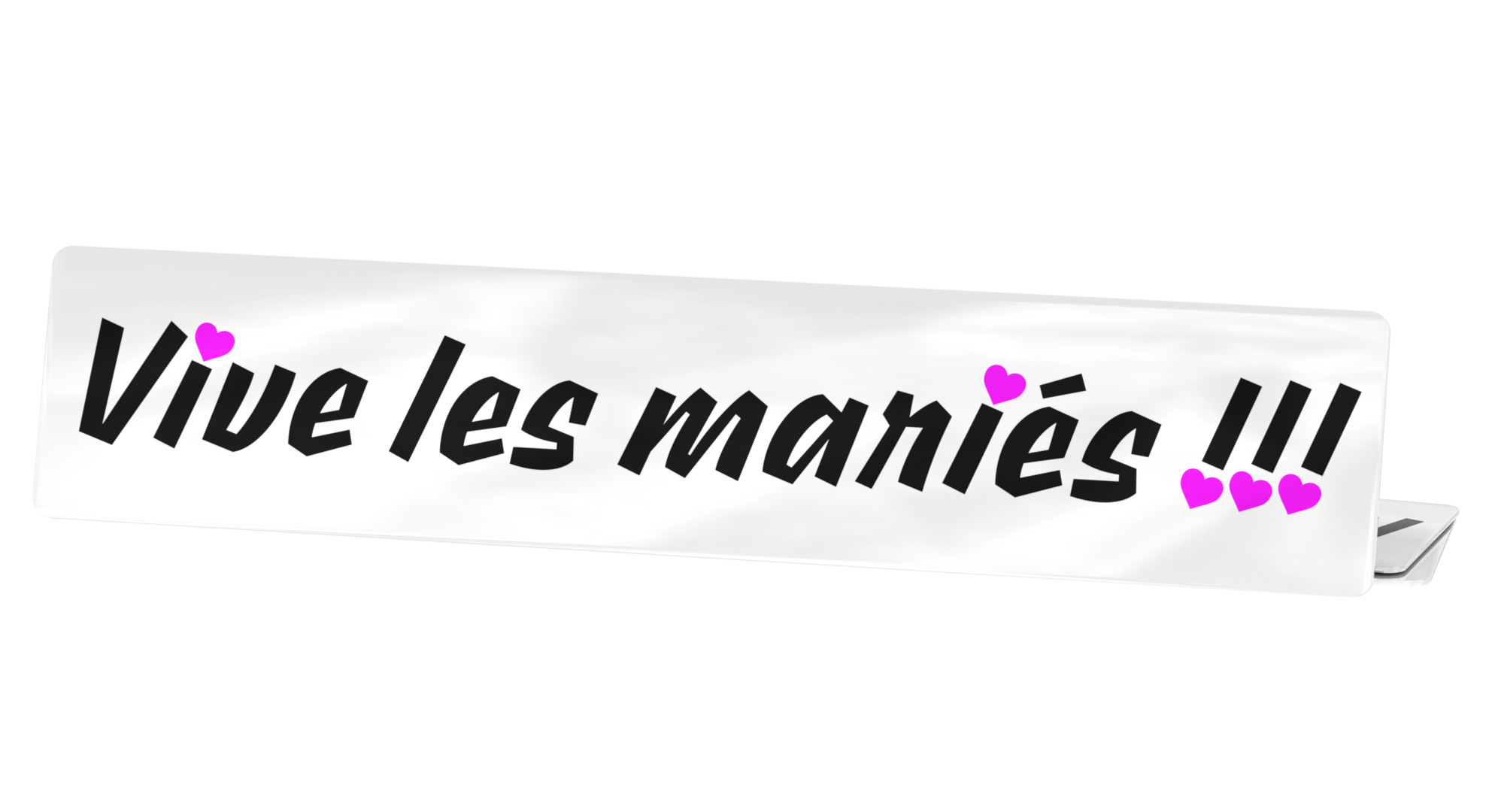 pmtcreation Cache Plaque Vive les mariés #02