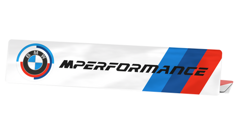 Cache plaque BMW M PERFORMANCE (Réf #07)