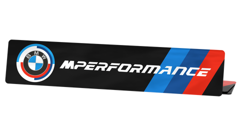 Cache plaque BMW M PERFORMANCE (Réf #06)