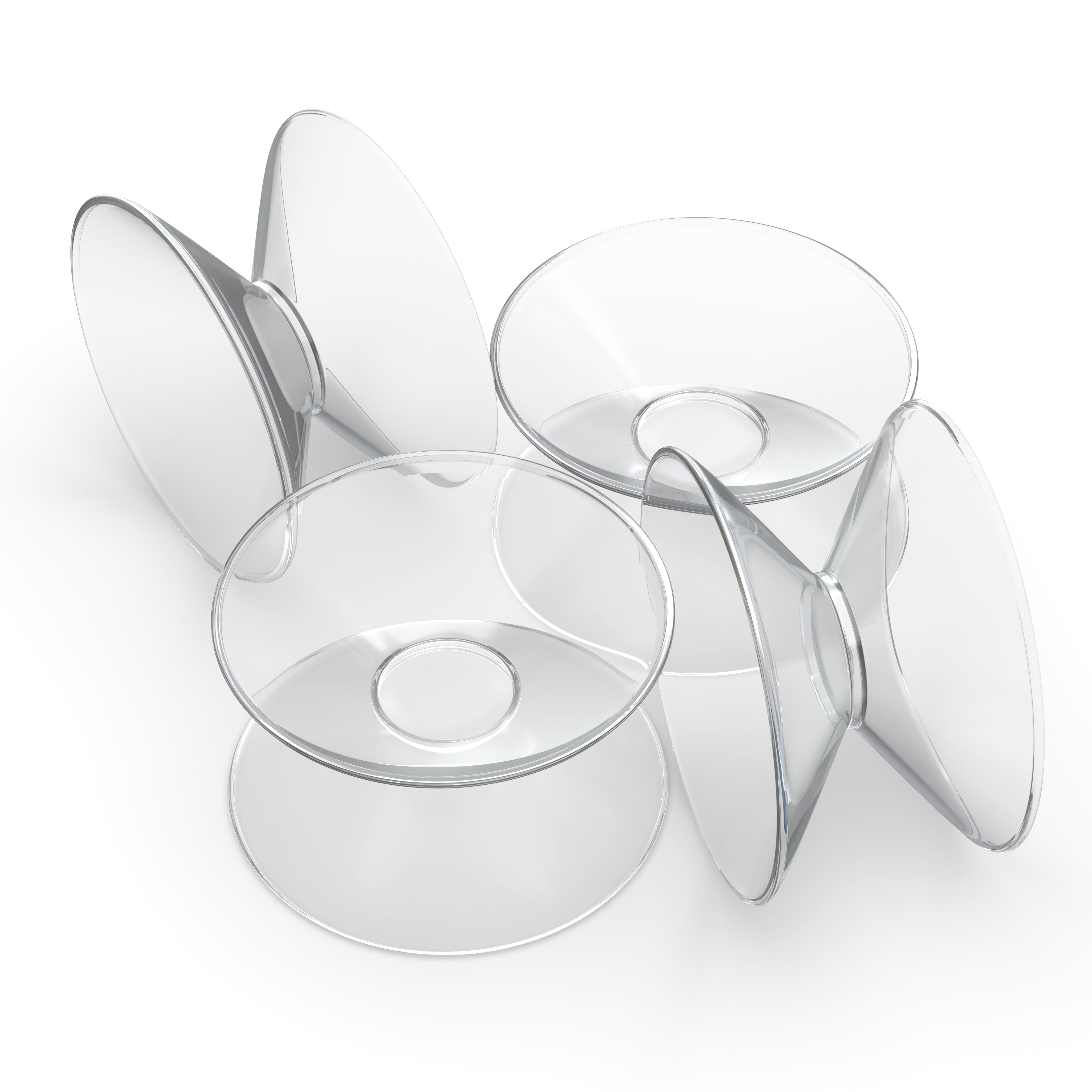 pmtcreation Fixation de cache-plaque ventouses double face (vendu part 2)