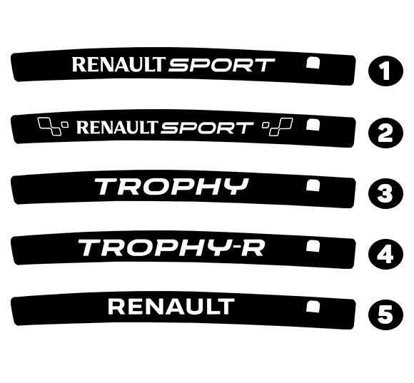 Stickers Feux Stop Megane 4 Phase 2 (RS)