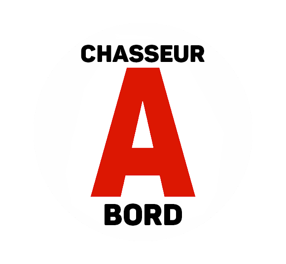 Sticker Disque A Chasseur A Bord
