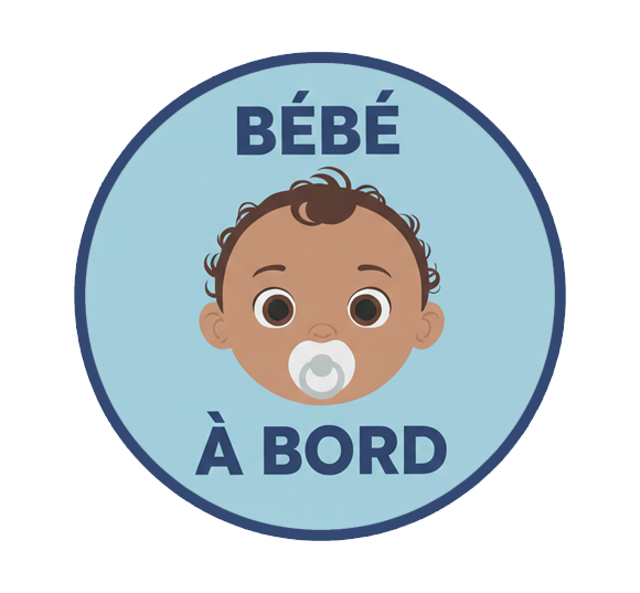 Sticker Bébé à bord Garçon #01