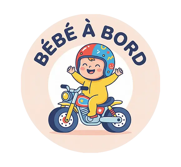 Sticker Bébé à bord universel #02