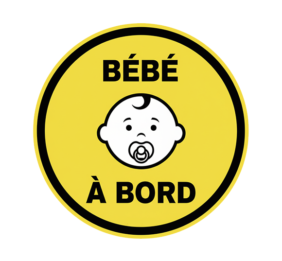 Sticker Bébé à bord universel #01