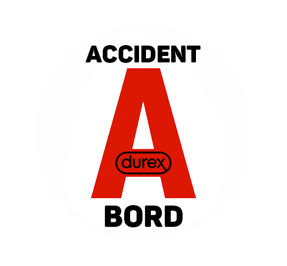 Sticker Disque A Accident A Bord