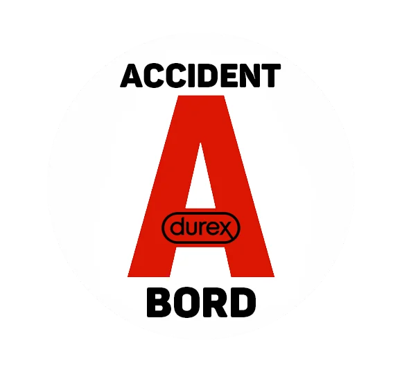 Sticker Disque A Jeune Permis Accident A Bord