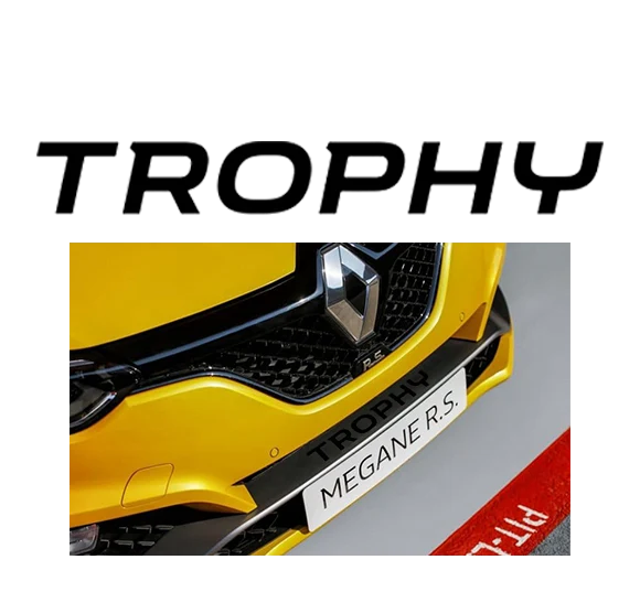 Sticker Trophy pour lame avant renault #01