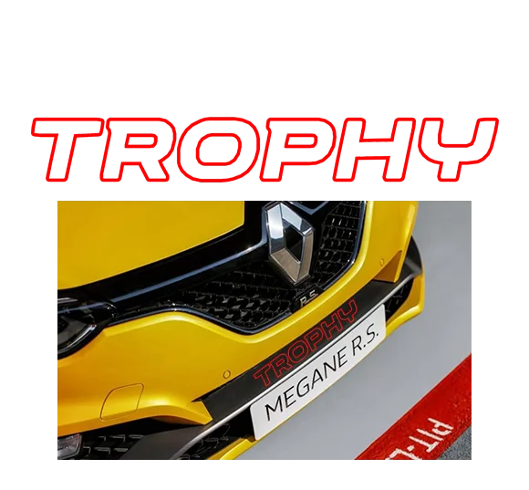 Sticker Trophy pour lame avant renault #02