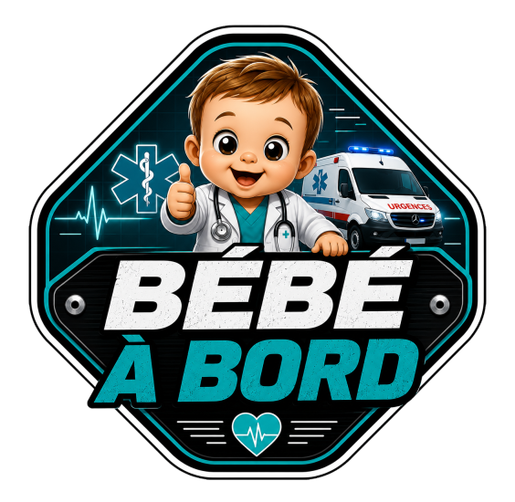 Sticker Bébé à bord Garçon Medecin