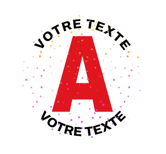 Sticker Disque A Personnalisé Jeune Conducteur