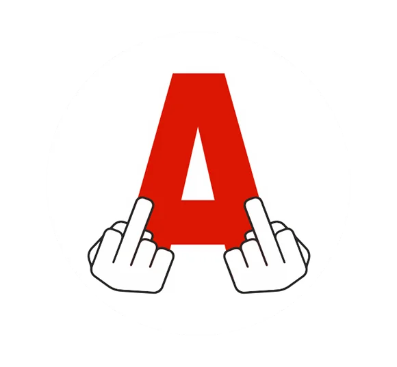 Sticker Disque A Jeune Permis Fuck #01