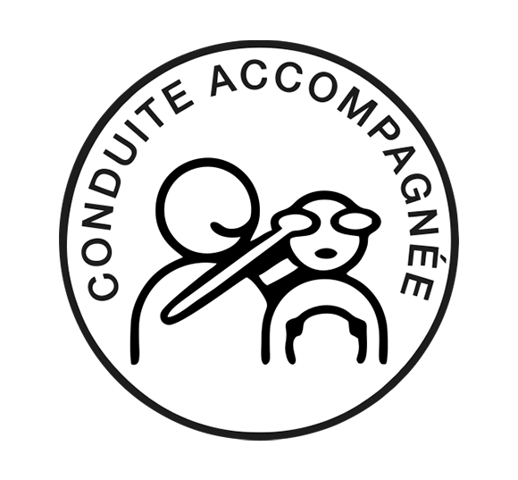 pmtcreation Sticker Conduite Accompagnée Yeux Cacher