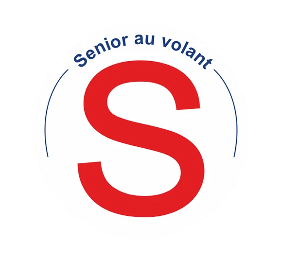 Sticker Senior au volant #01