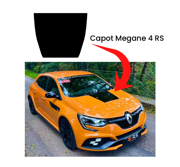 Sticker Capot Megane 4 RS