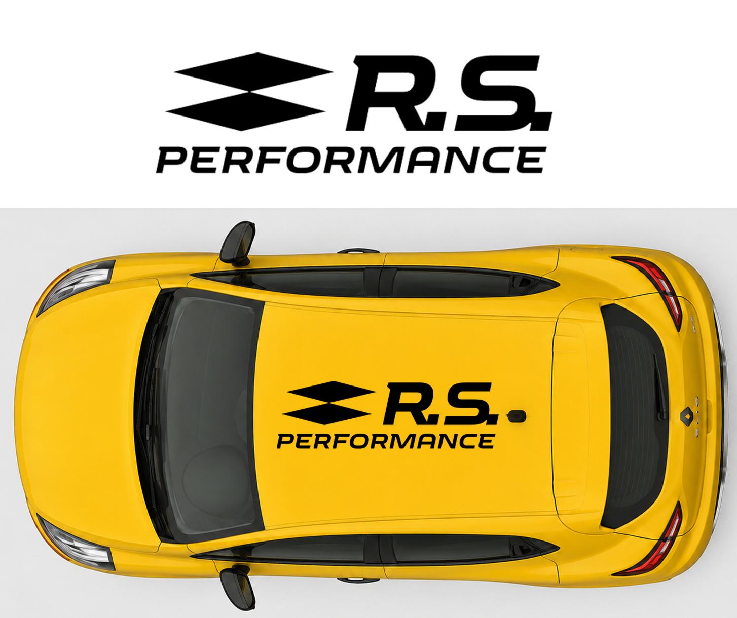 Sticker de toit Renault Sport RS Performance