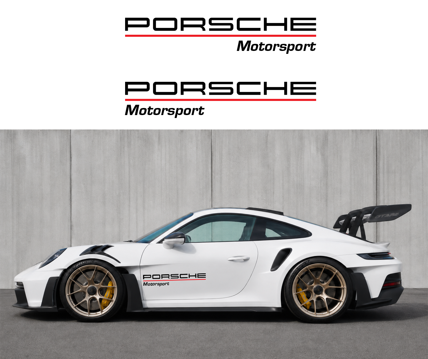 Sticker Porsche Motorsport (2x)
