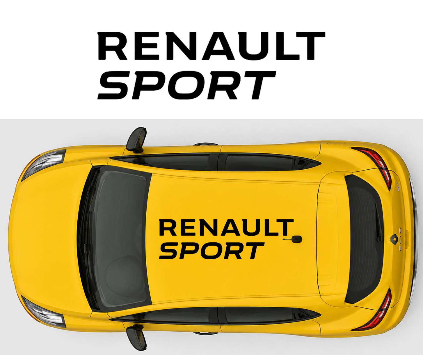 Sticker de toit Renault Sport
