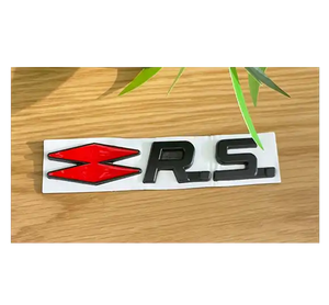 Monogramme arrière Renault Sport noir et rouge