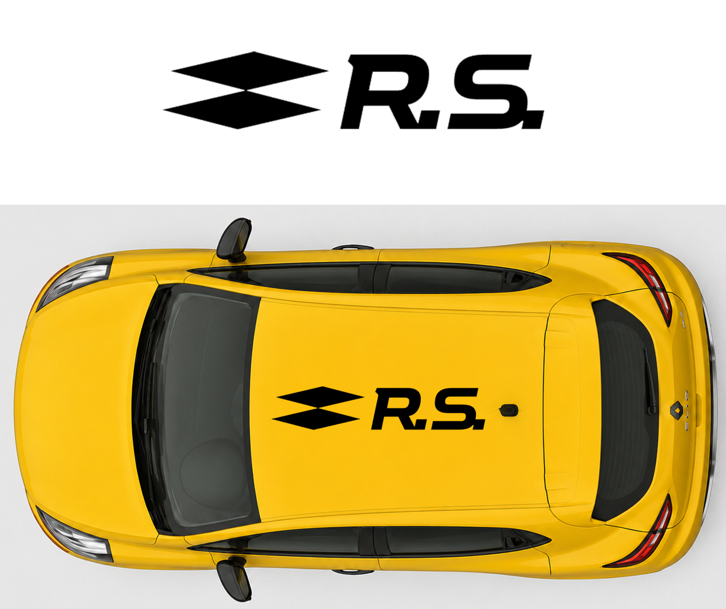 Sticker de toit Renault Sport RS