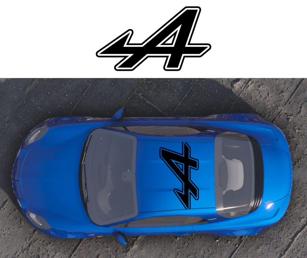 Sticker de toit A Alpine #01