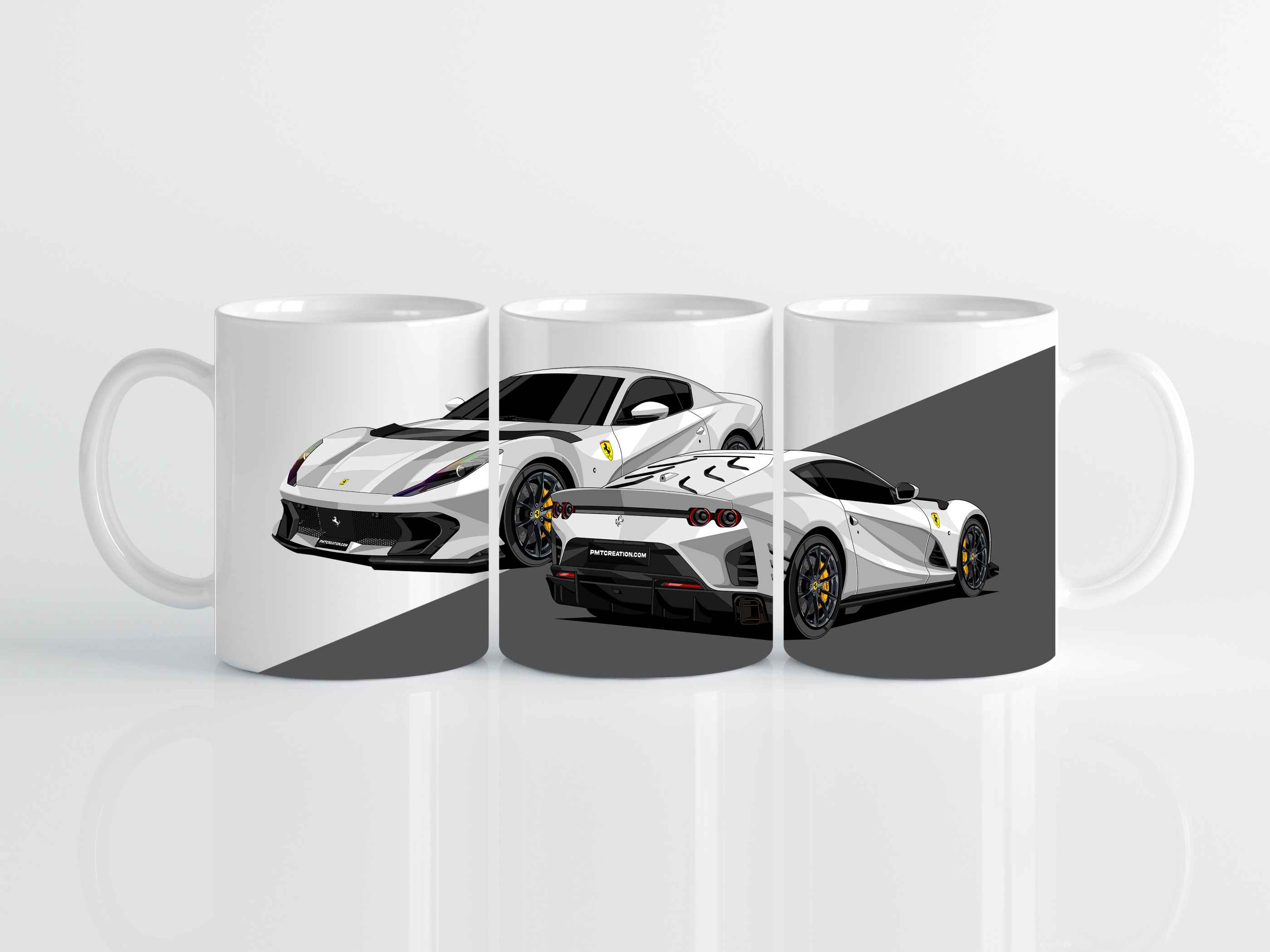 Mug Illustration Ferrari 812 Competizione