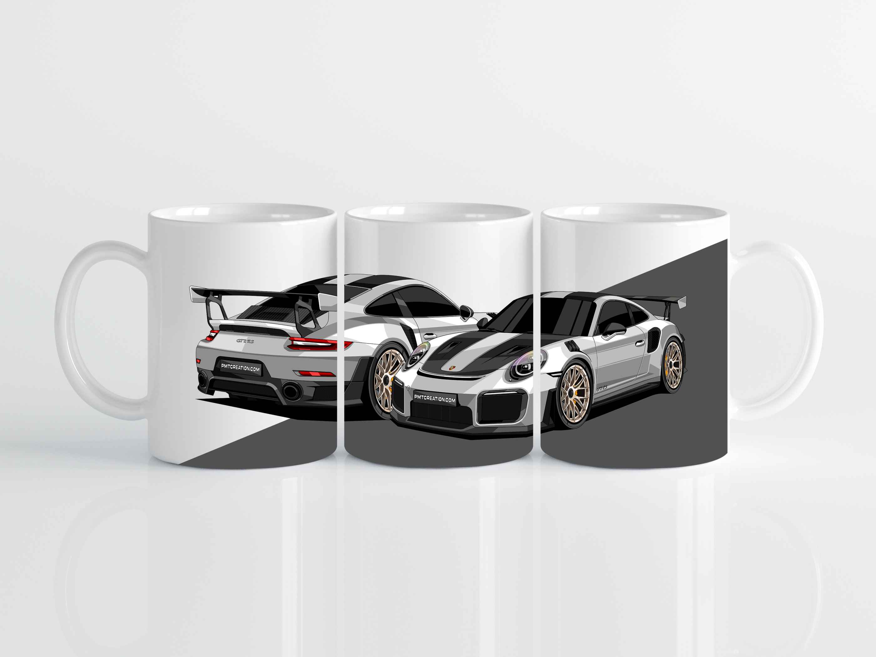 Mug Illustration Porsche 911 GT2 RS