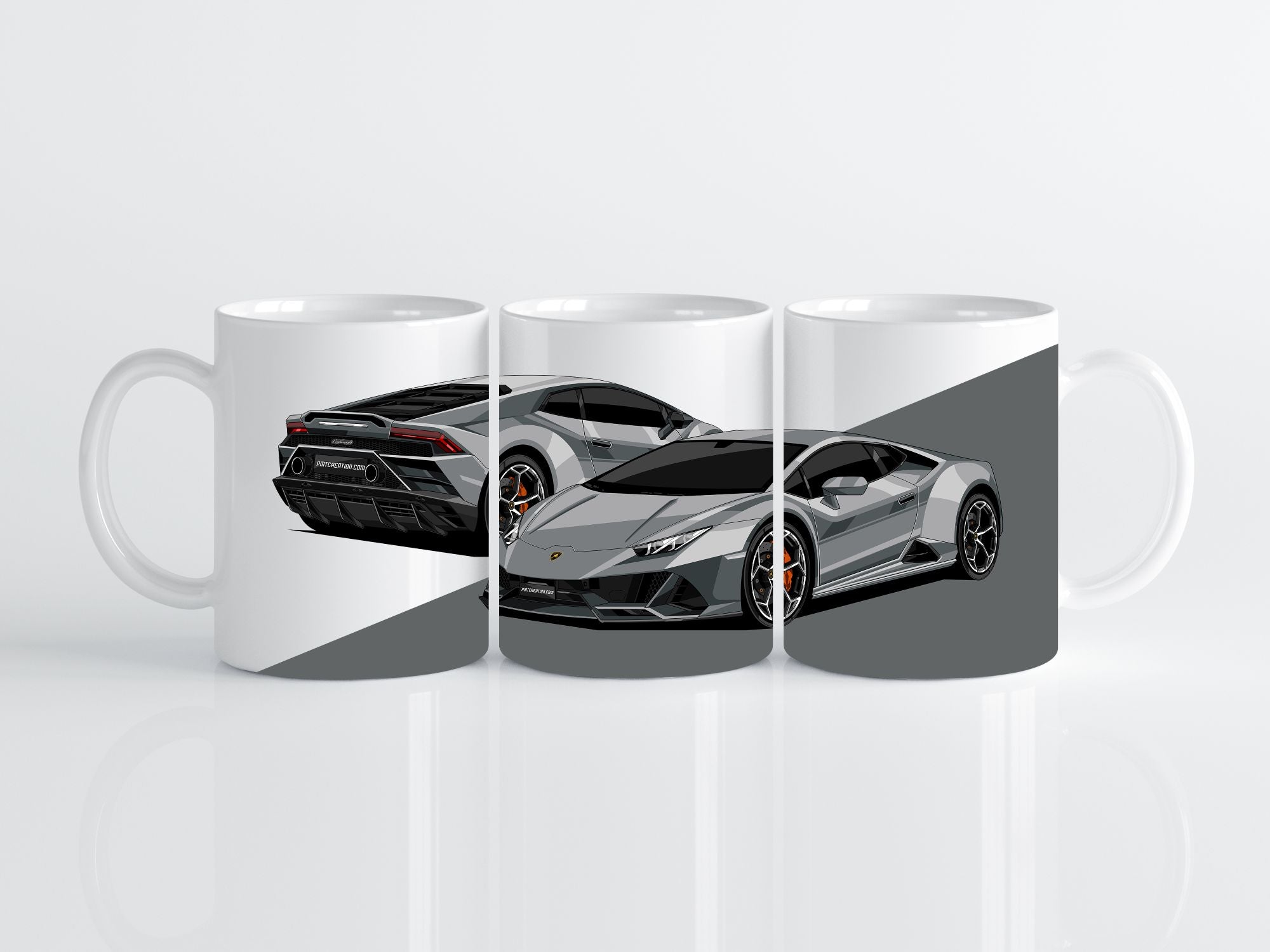 Mug Illustration Lamborghini Huracan Evo
