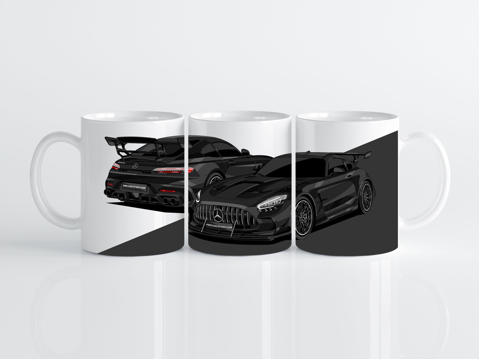 Mug Illustration Mercedes AMG GT R Black Series
