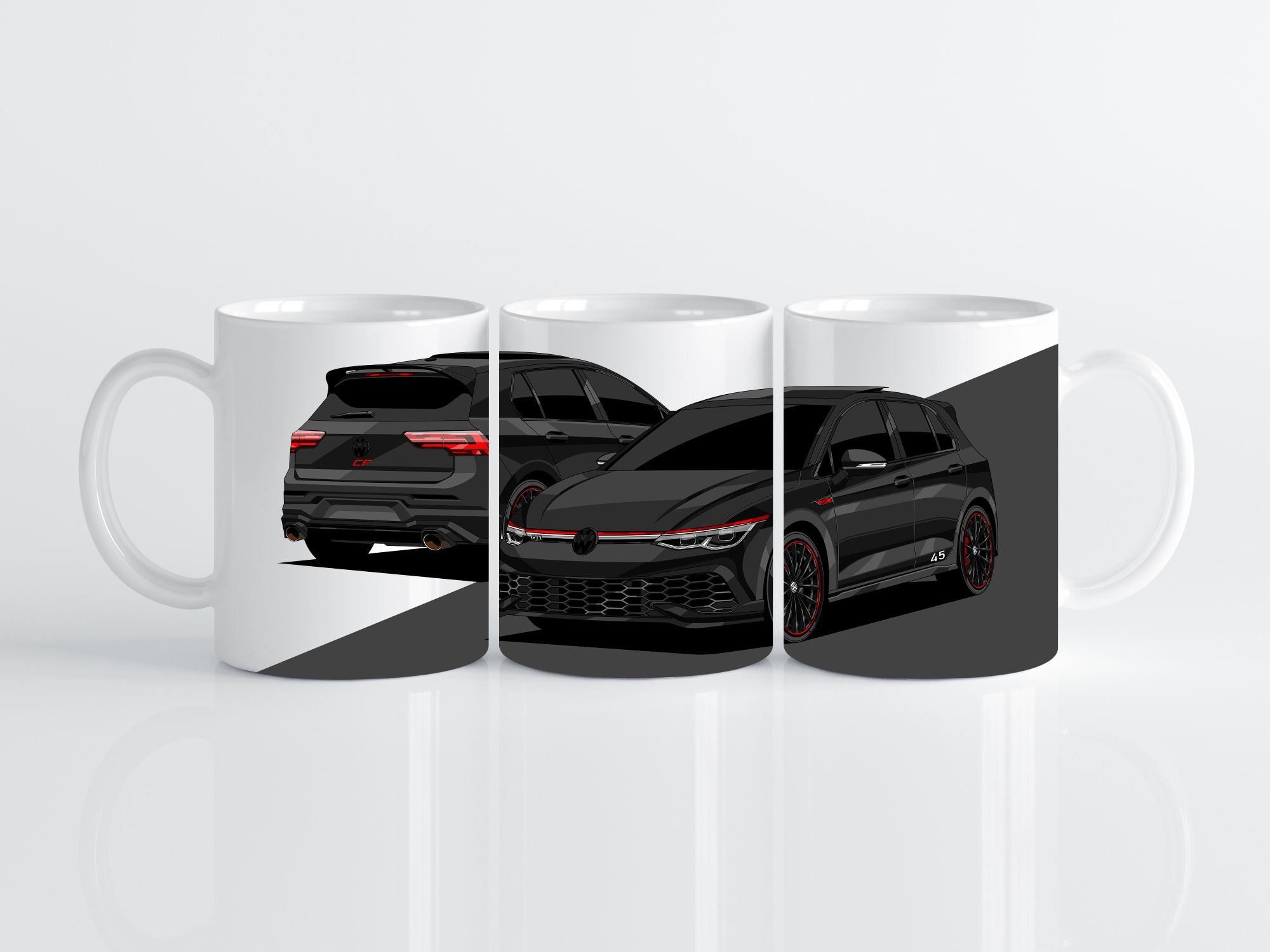 Mug Illustration Golf GTI Clubsport 45