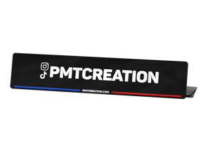 pmtcreation Cache Plaque Automobile Personnalisé