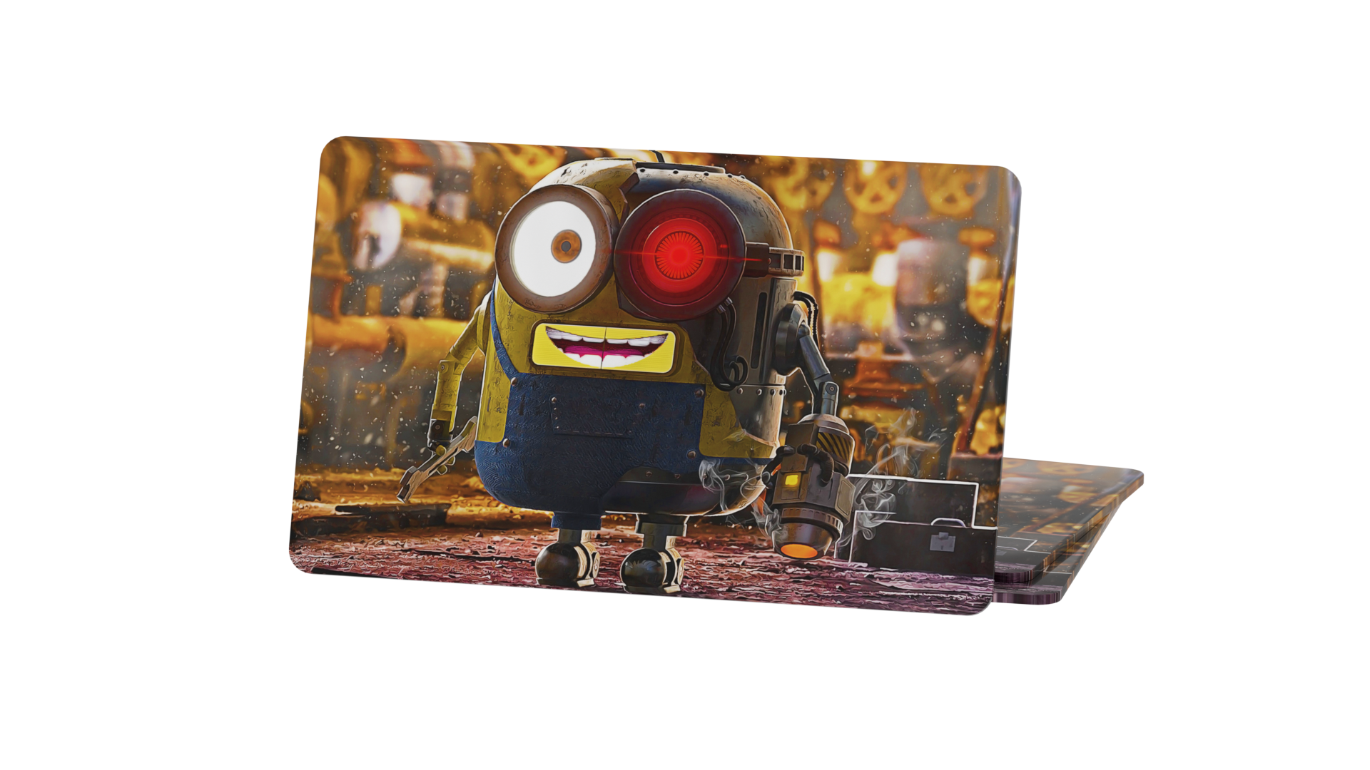 pmtcreation Cache plaque Carrée Minion #01