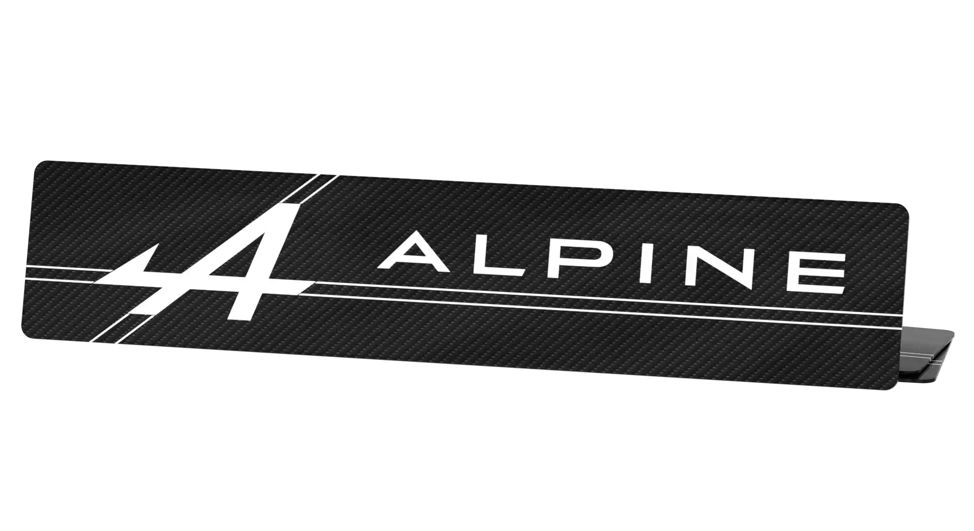 Cache Plaque Alpine Blanc