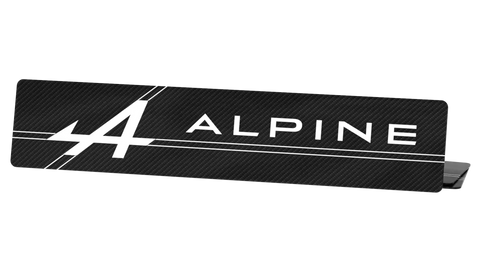 Cache Plaque Alpine Blanc