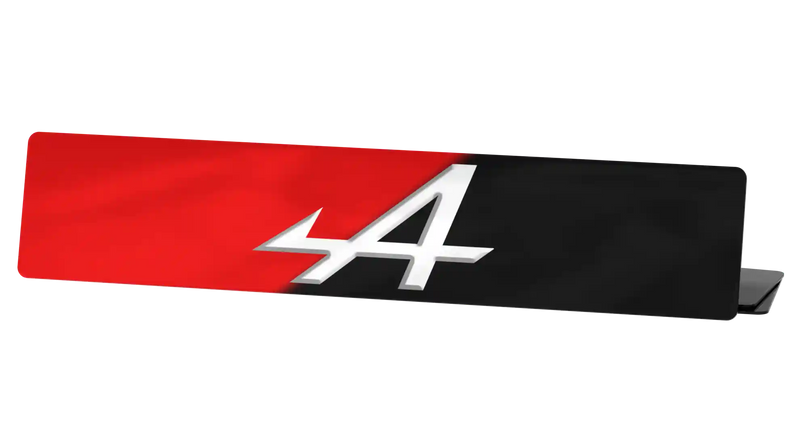 Cache plaque Alpine Rouge