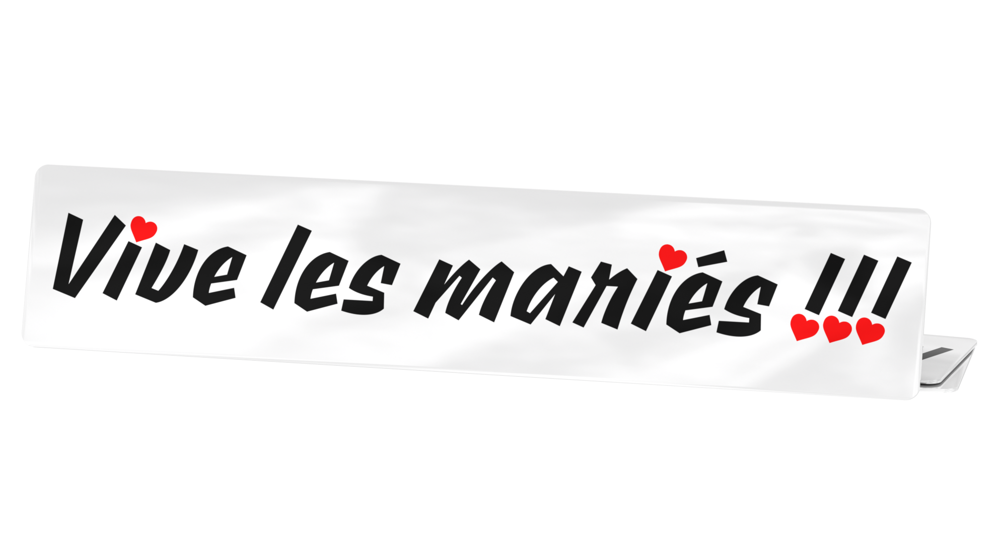 pmtcreation Cache Plaque Vive les mariés #01