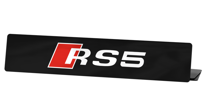 Cache plaque Audi RS5 (Réf #04)