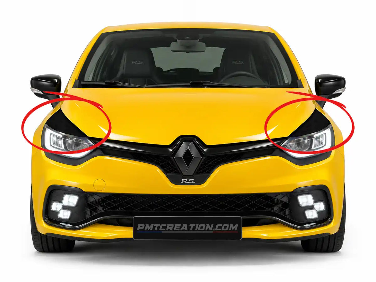 Kit Stickers Paupierre de phares Clio 4 RS