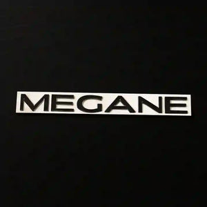 Monogramme Arrière Renault Megane Noir brillant