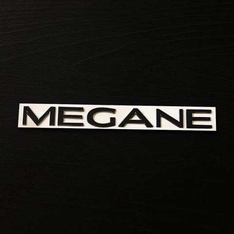 Monogramme Arrière Renault Megane Noir brillant