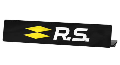 Cache plaque Renault Sport #01