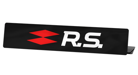 Cache plaque Renault Sport #02