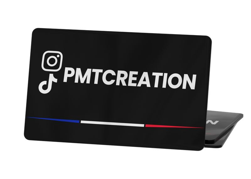 pmtcreation Cache Plaque Carrée Moto/Quad/Buggy Personnalisé